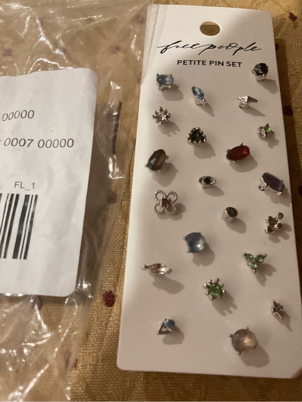 Free People Petite Pin set Silver New
